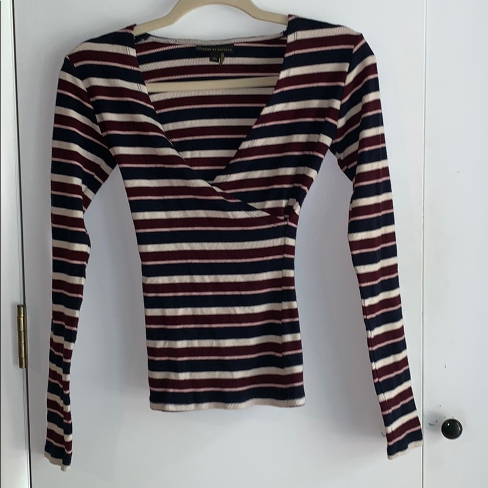 Striped long sleeve shirt